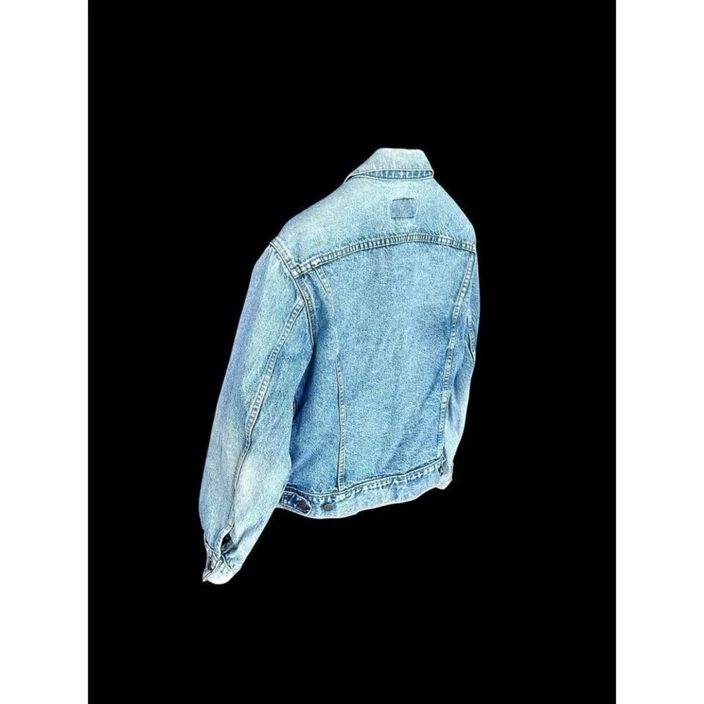 Vintage 1970s Levi's‎ Type 3 III Trucker Jacket Denim Made In USA Sz 42